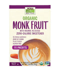 NOW Foods, Organic Monk Fruit With Erythritol Powder, 1 to 1 Sugar Replacement, 1-Pound