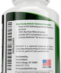 Purely Holistic Organic Turmeric Curcumin 700Mg & Bioperine + Organic Ashwagandha 1300Mg & Black Pepper - Vegan Bundle - 120 + 180 Capsules - Made In Usa