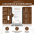 Nutra Tea - Liquorice & Cinnamon Tea | Licorice Tea | Cinnamon Tea - 20 Tea Bags - Herbal Tea - (1 Pack)