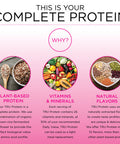TRU Supplements Plant Based Protein Powder BCAA EAA 20g Vegan Brown Rice & Pea Protein 100 Calories 27 Vitamins No Artificial Flavors 25 Servings (Chocolate Peanut Butter)
