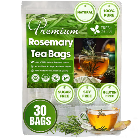 FreshDrinkUS, Premium 75 Mulberry Leaf Tea Bags, 100% Natural & Pure from Mulberry Leaves. Loose Leaf Herbal Tea. Made with Natural Material Tea Bags. No Sugar, No Caffeine, No Gluten, Vegan.