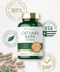 Carlyle Catuaba Bark Extract | 470mg | 120 Capsules | for Men and Women | Non GMO and Gluten