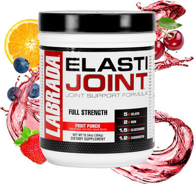 Labrada Nutrition Elastijoint Glucosamine Joint Support Supplement Powder for Men and Women Joint Relief and Bone Health Supplement with MSM Glucosamine Chondroitin MSM Gluten Free