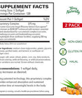Terry ly CuraMed 375 mg (2 Pack) - 120 Softgels - Superior Absorption BCM-95 Curcumin Supplement, Promotes Healthy Inflammation Response - Non-GMO, Gluten-Free, Halal - 120 Servings