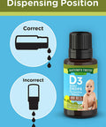 Vitamin D Drops for Infants | 400 IU | 9.2 mL | D3 Drops for Kids | Vegetarian, Non-GMO, Gluten Supplement | by Nature's Truth