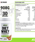 Diet Whey Protein Powder 908g by Freak Athletics - UK Made Diet Shakes - Meal Replacement Shake (Chocolate)