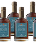 Crown Maple Certified Organic Madagascar Vanilla Infused Maple Syrup, Pure, Gluten Free, No Preservatives, Non-GMO Pairs well with Pancakes, Coffee, Cocktails & Brunch, 12.7 Fl Oz (Pack of 1)