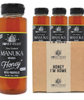 HONEY FEAST New Zealand Manuka Infused Honey with Propolis 12oz - Raw Manuka Honey, Patent Pending Formula, MGO182 Rating, Manuka Honey New Zealand