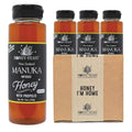 HONEY FEAST New Zealand Manuka Infused Honey with Propolis 12oz - Raw Manuka Honey, Patent Pending Formula, MGO182 Rating, Manuka Honey New Zealand