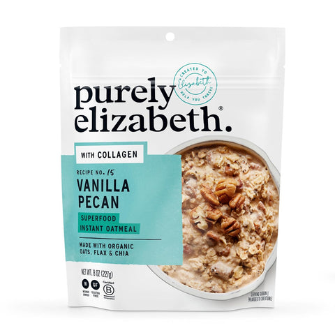 purely elizabeth Superfood Oats, Original, Amaranth, Quinoa Flakes, Flax Seeds, Chia Seeds,Gluten-Free, Non-GMO, 10oz (3 Ct.)