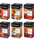 Stash Tea Relax and Unwind Tea Sampler - Assorted Specialty Tea Gift Set, Calming Herbal Teas to Support Relaxation, 7 Flavors, 35 Tea Bags