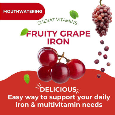 Family Iron Gummies For Women, Men & KidsÃƒÂ¢Ã¢â€šÂ¬Ã¢â‚¬Å“ Chewable Iron Supplements For Women Anemia & Men ÃƒÂ¢Ã¢â€šÂ¬Ã¢â‚¬Å“ Kids Iron Gummies With Iron Vitamins For Women ÃƒÂ¢Ã¢â€šÂ¬Ã¢â‚¬Å“ Vegan,Gluten-Free(Grape Flavor) Immune Support ÃƒÂ¢Ã¢â€šÂ¬Ã¢â‚¬Å“ Usa Made