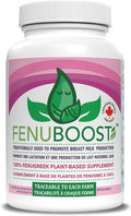 FENUBOOST - Fenugreek Breastfeeding Supplement - 100% Grown & Made in Canada - Lactation Breast Milk Support - 160 count Vegan Capsules