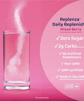 Daily Replenisher Glp-1 Nutritional Support, Powder, Muscle Recovery, Digestive Health & Skin Elasticity Mix Of Amino Acids, Prebiotics And Collagen Peptides Berry Flavor, 60 Scoops,13.5 Oz