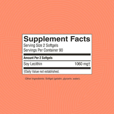 Nature'S Sunshine Lecithin 180 Softgels
