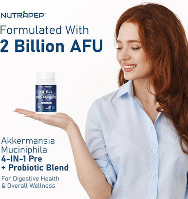 Glp-1 Activate Probiotic Supplement - 2 Billion Afu Probiotics & Prebiotics For Men Women Gut Health - Oral Glp 1 Digestive Enzymes Activator With Clostridium Butyricum Bifidobacterium