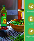 Galil 100% Pure Avocado Oil - High Smoke Point 500Ã‚Â°F Non-GMO, Vegan, Halal Certified - Perfect for Cooking, Baking, SautÃƒÂ©ing, Dressings & Marinades, Rich in Healthy Fats - 1 Liter Glass Bottle