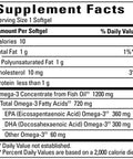 Nature Made Burp Less Omega 3 Fish Oil 1200 mg 120 Softgels