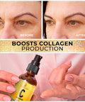 InstaSkincare Healthy Skin Bundle Hyaluronic Acid Serum for Face 2Oz Vitamin C Serum 2Oz Collagen Peptides Powder for Women 1Lb