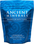 Ancient Minerals Magnesium Bath Flakes - Bathing Alternative To Epsom Salt - Soak In Natural Salts - High-Absorption Efficiency For Relaxation Wellness & Muscle Relief (4 .4 Lb)