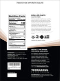Terrasoul Superfoods Organic Rolled Oats 2.5 lbs - Gluten- | Old-Fashioned | Whole Grain