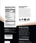 Terrasoul Superfoods Organic Rolled Oats 5 lbs - Gluten- | Old-Fashioned | Whole Grain
