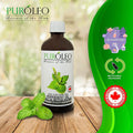 PUROLEO Peppermint Essential Oil, 4 FL OZ/120 ML (Large Bottle) 100% Pure Natural Undiluted, for Aromatherapy (MADE IN CANADA)
