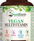 Vegan Multivitamins For Men & Women - Vitamins A , B Complex , C , D3 , Zinc , Magnesium , Spirulina , Antioxidants - Daily Multivitamin Mineral Supplement With Proprietary Fruit & Vegetable Blend