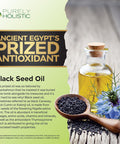 Purely Holistic Black Seed Oil Capsules 1400Mg, 180 Softgels, 3 Month Supply - Cold Pressed Nigella Sativa, Rich In Omega 6, 9 & Tq, Black Cumin Seed Oil, Immune Support, Joints And Digestion