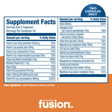 Bariatric Multivitamin Capsule - 1 Month Supply