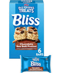 Rice Krispies Treats Bliss Crispy Marshmallow Squares Snack Bars Chocolate Sea Salt Pretzel 5oz Box (6 Bars)