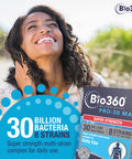 Bio360 Pro-30 MAX (30 Billion Bacteria)|from Natures Aid | 30 Capsules
