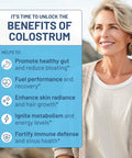Nootrix Grassfed Colostrum Supplement | Bovine Colostrum Powder Superfood, Supports Gut Health, Immunity, Muscle Recovery, Promotes Hair Growth & Radiant Skin, Sinus Health | Unflavored, 60 Servings