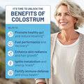 Nootrix Grassfed Colostrum Supplement | Bovine Colostrum Powder Superfood, Supports Gut Health, Immunity, Muscle Recovery, Promotes Hair Growth & Radiant Skin, Sinus Health | Unflavored, 60 Servings