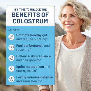 Nootrix Grassfed Colostrum Supplement | Bovine Colostrum Powder Superfood, Supports Gut Health, Immunity, Muscle Recovery, Promotes Hair Growth & Radiant Skin, Sinus Health | Unflavored, 60 Servings