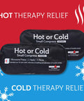 Curad Ironman Hot or Cold Reusable Compress Reusable Ice Pack for Injuries Small Compress is 5 in x 10.8 in 2 Count