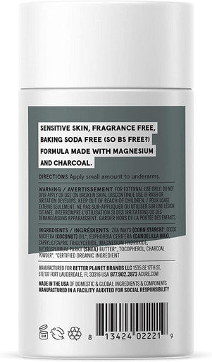 ACURE Deodorant Magnesium & Charcoal 62g