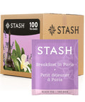 Stash Tea Ginger Peach Green Tea & Matcha Blend, Box of 100 Tea Bags (Packaging May Vary) | Zesty, fruity blend with peach, ginger and matcha notes, Non-GMO Project Verified and foil-sealed freshness
