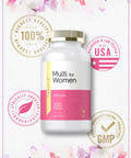 Carlyle Multivitamin For Women With Iron | 200 Softgel Capsules | Nutritional Support Supplement | Non-Gmo, Gluten Free