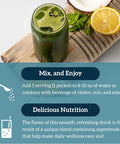 Organifi: Go Packs - Green Juice - Organic Superfood Supplement Powder - 15 Travel Packs - Organic Vegan Greens - Hydrates And Revitalizes