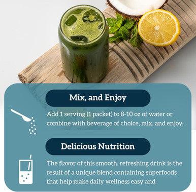 Organifi: Go Packs - Green Juice - Organic Superfood Supplement Powder - 15 Travel Packs - Organic Vegan Greens - Hydrates And Revitalizes