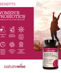 Naturewise Probiotics For Women Time-Release Supplement Comparable To 90 Billion Cfu Cranberry & D Mannose For Vaginal, Urinary