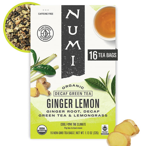 Numi Organic Matcha Toasted Rice Tea, 100 Green Tea Bags, Medium Caffeine