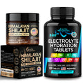 NUTRAHARMONY Electrolyte Tablets & Himalayan Shilajit Resin