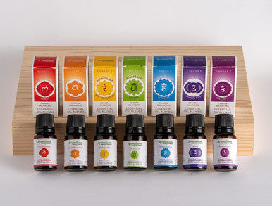 Aromafume 7 Chakra Vishuddha - Throat Chakra - Expression - Essential Oil Diffuser Blend - Pure Oils for Meditation, Yoga, Relaxation & Chakra Alignment