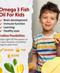 Barlean's Omega Pals Chirpin' Slurpin' Omega 3 For Kids Yummy Lemonade Flavored Children'S Liquid Fish Oil Supplement With 540 Mg Of Epa and Dha For Brain and Eye Health 8 Oz