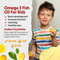 Barlean's Omega Pals Chirpin' Slurpin' Omega 3 For Kids Yummy Lemonade Flavored Children'S Liquid Fish Oil Supplement With 540 Mg Of Epa and Dha For Brain and Eye Health 8 Oz
