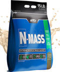 ANS Performance N-Mass Muscle Mass Gainer - Protein Powder - Muscle Mass Maximizer s 15lb, (Peanut Butter Fudge)
