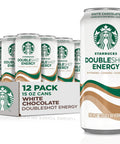 Starbucks Doubleshot Energy Drink Coffee Beverage, White Chocolate, Iced Coffee, 15 fl oz Cans (12 Pack)