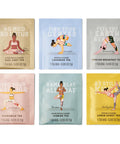 Thoughtfully Gourmet Yoga Vibes Tea Set Tea Sampler Includes 6 Flavors of Tea with Inspirational Quotes Great Yoga s for Women Set of 90